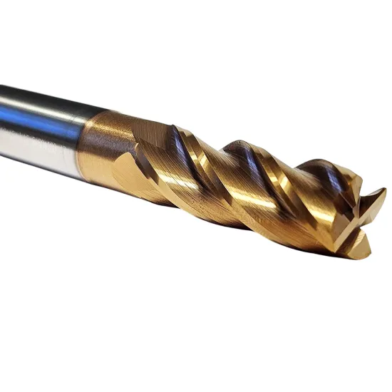 Frez węglikowy VHM ZLUZOWANY Fi 16 x 100 55HRC